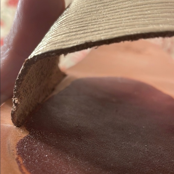 Ancient Greek Sandals Taygete Gold Ribbed Minimalist Sandals - Picture 7 of 10